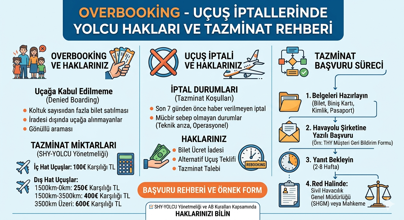 OVERBOOKİNG- UÇUŞ İPTALLERİNDE TAZMİNAT SORUMLULUĞU