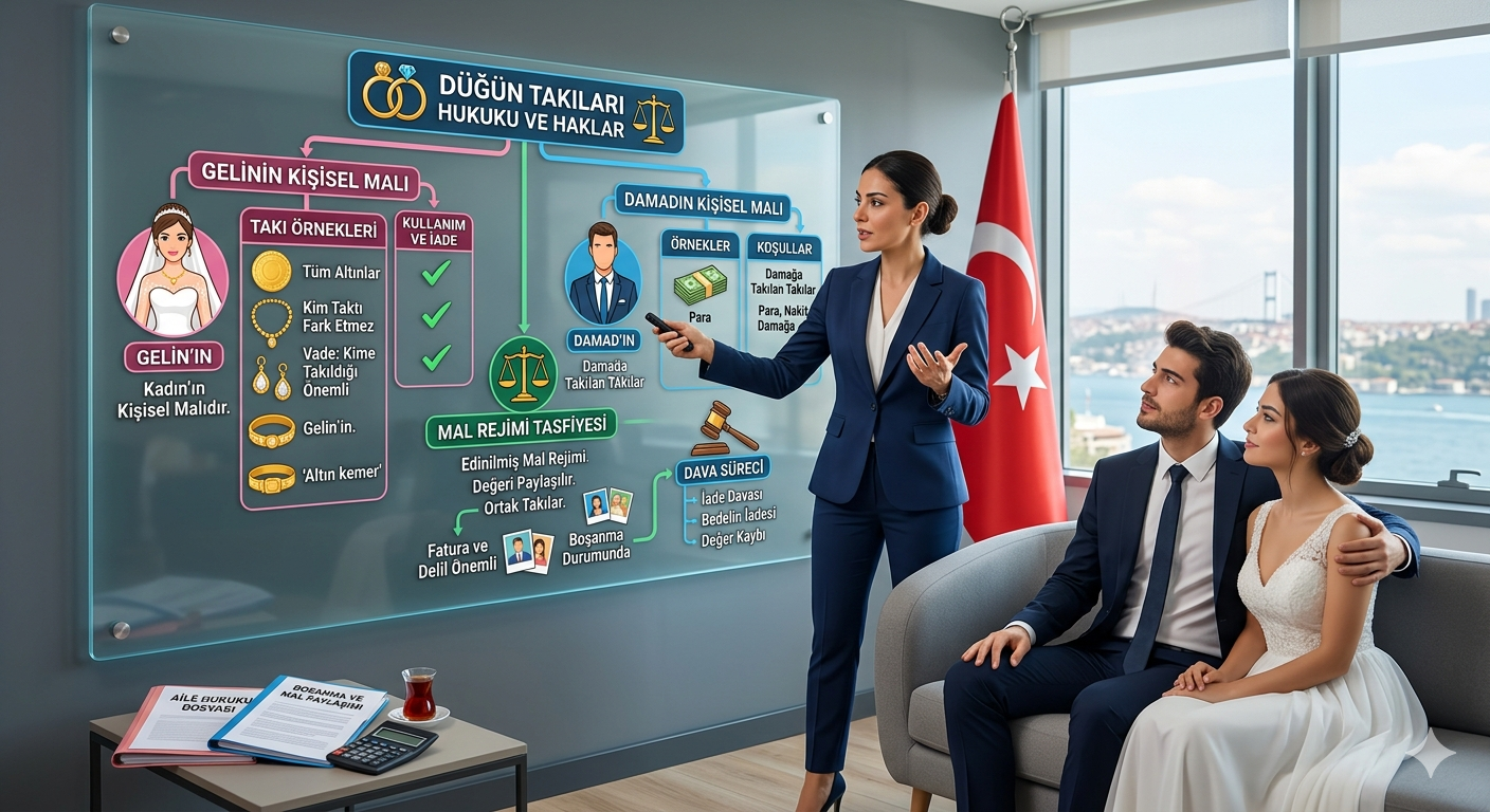 Düğün Takılarında Son Durum: Yargıtay’ın "Geline takılan gelinin, damada takılan damadın" kararı neleri değiştirdi?